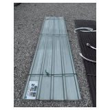 (30) Unused Corrugated Polycarbonate Roof Panel in Clear, 12ft L x 3ft W