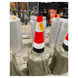 20 Safety Traffic Cones, 15in x 27in