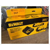 New Dewalt 20V Battery/Charger Starter Kit, Includes (2) Batteries and Charger