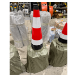 20 Safety Traffic Cones, 15in x 27in
