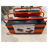 3-Tier Portable Folding Steel Tool Chest, 21.3in L x 7.9in W x 7.9in H