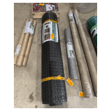 Black Plastic Mesh Safety Fencing Roll, 4.9ft W x 164ft L