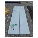 (30) New White Metal Roof Panels, 8ft L x 3ft W