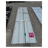 (30) New White Metal Roof Panels, 12ft L x 3ft W