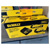 New Dewalt 20V Battery/Charger Starter Kit, Includes (2) Batteries and Charger