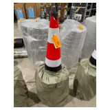 20 Safety Traffic Cones, 15in x 27in