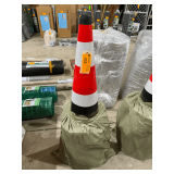 20 Safety Traffic Cones, 15in x 27in