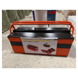 3-Tier Portable Folding Steel Tool Chest, 21.3in L x 7.9in W x 7.9in H