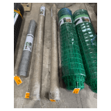 Rust-Resistant Galvanized Iron Wire Mesh Garden Fence Barrier, 6ft H x 100ft L