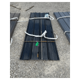 (30) New Black Metal Roof Panels, 8ft L x 3ft W