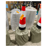 20 Safety Traffic Cones, 15in x 27in