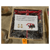 Heavy-Duty Ratchet Load Binders and Chains Set, 20ft Chains with G80 Hooks