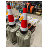 20 Safety Traffic Cones, 15in x 27in