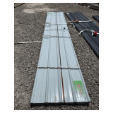 (70) New White Metal Roof Panels, 16ft L x 3ft W