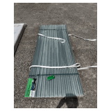 (30) Unused Corrugated Polycarbonate Roof Panel in Clear, 8ft L x 3ft W