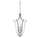 (2) Millennium 1336RS Fulton Six Light Pendant in Rubbed Silver