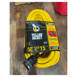 New Yellow Jacket 50ft 12/3 Extension Cord