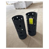 Two umbrella holders