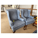 two Cushioned chairs