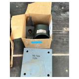 Lot -  Steel Elbow, Steel Mechanical Component and Steel Mounting Plate
