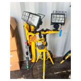 Dual-Head Portable Tripod Work Light