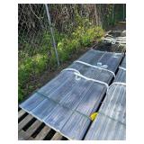 Polycarbonate Roof Panels In Clear - 30 Pieces - 7.87ft x 35"