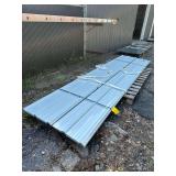 White Metal Roof Panels - 30 Pieces - 12ft x 3ft