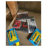 Lot- Utility with Glass Scraper Set, Screwdriver Set, Centech 7 Function Multimeter, Foam Paint Brush Sets