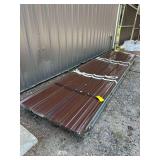Brown Metal Roof Panels - 70 Pieces - 12ft x 3ft