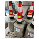 Safety Fluorescent Traffic Cones - 15" x 27" - 20 Pack