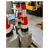 Safety Fluorescent Traffic Cones - 15" x 27" - 20 Pack
