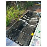 Black Metal Roof Panels - 30 Pieces - 7.87ft x 3ft