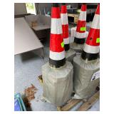 Safety Fluorescent Traffic Cones - 15" x 27" - 20 Pack