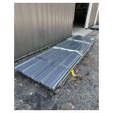 Grey Metal Roof Panels - 30 Pieces - 12ft x 3ft
