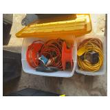 Lot- Extension Cords, Outlets