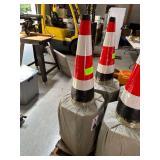 Safety Fluorescent Traffic Cones - 15" x 27" - 20 Pack