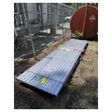 Corrugated Polycarbonate Roof Panels in Clear - 30 Pieces - 12ft x 3ft
