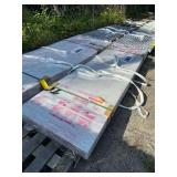 Multiwall Polycarbonate Panels in Clear - 20 Pieces - 7.87ft x 27"