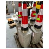 Safety Fluorescent Traffic Cones - 15" x 27" - 20 Pack