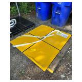 Steel Diamond Plates in Yellow - 20 Pieces - 3ft x 4ft