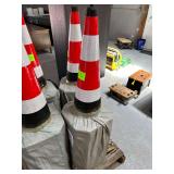 Safety Fluorescent Traffic Cones - 15" x 27" - 20 Pack