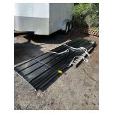 Black Metal Roof Panels - 70 Pieces - L 12ft x W 3ft