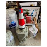 Safety Traffic Cones Fluorescent 15in x 27in 20-Pack