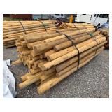 Untreated Wood Posts, Qty: 100
