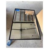 Metal Mirror Medicine Cabinet, 20in x 28in in Black