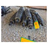 Lot - Coilover Shock Absorbers with Black Springs