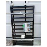 (2) Black Welded Metal Fencing 5.9
