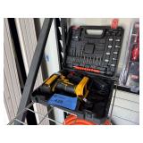 Cordless Drill and Driver Bit Set in Carrying Case
