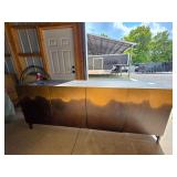 Sideboard Credenza Aged Brown Finish