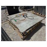 Pentalift Electric Scissor Lift Table with Handheld Pendant Control